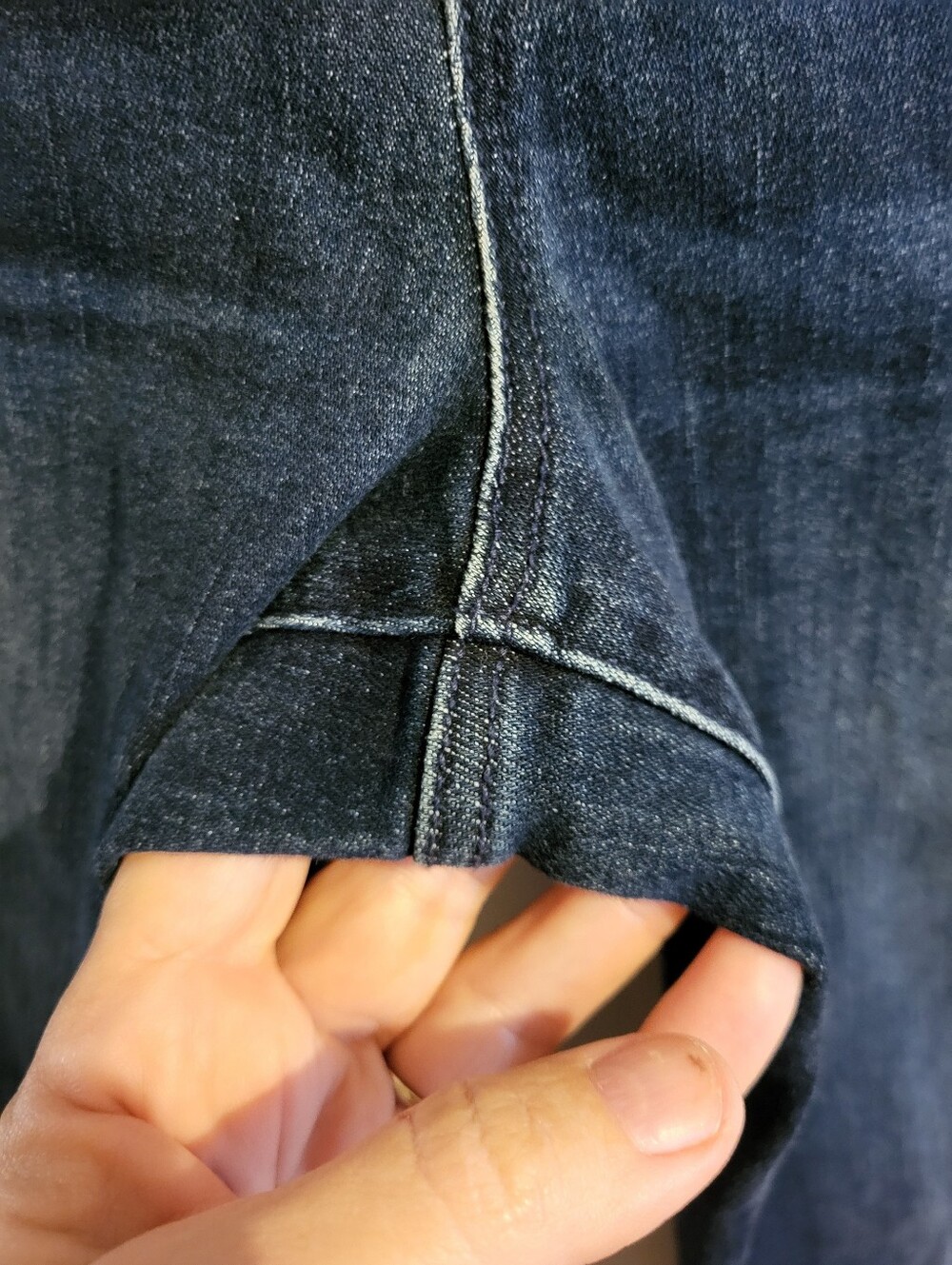 Liverpool Gia Glider Slim Fit Dark Blue Pull On Jeans. Size 6/28 Petite - Picture 8 of 15